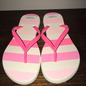 Brand new Victoria Secret pink flip flops